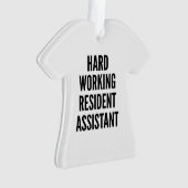 Assistentin für harte Arbeit Ornament (Vorderseite)