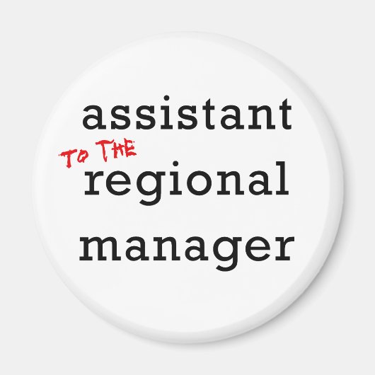 Assistentin (in die Region) Magnet (Vorne)