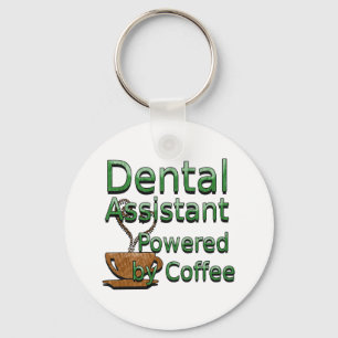 Assistentin mit Kaffee Schlüsselanhänger