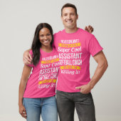 Assistentin Softball Coach Danke Funny T-Shirt (Unisex)
