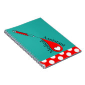 Assistenzarzt-Blut-Tropfen-Kunst Notizblock (Rechte Seite)