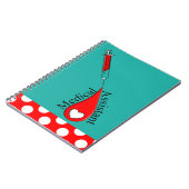 Assistenzarzt-Blut-Tropfen-Kunst Notizblock (Linke Seite)