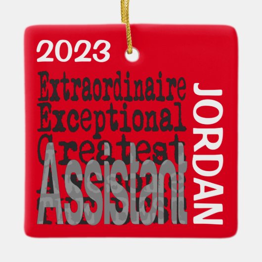 Assistenzarzt CUSTOM Keramikornament (Vorderseite)