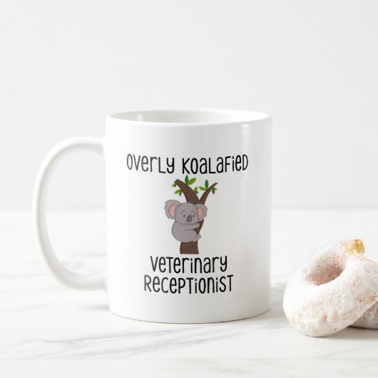 Assistenzarzt für Veterinärmedizin Kaffeetasse (Mit Donut)