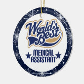 Assistenzarzt-Geschenk-Verzierung Keramikornament (Links)