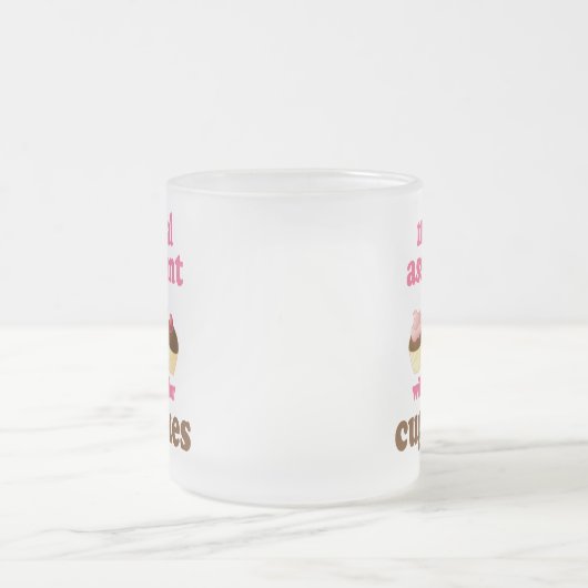 Assistenzarzt-(lustiges) Geschenk Mattglastasse (Mittel)