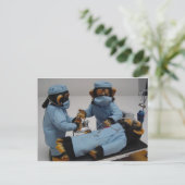 Assistenzarzt Postkarte (Stehend Vorderseite)