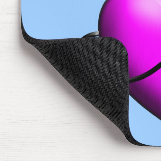 Assistenzarzt ROSA-HERZ Entwurfs-Geschenke Mousepad (Ecke)