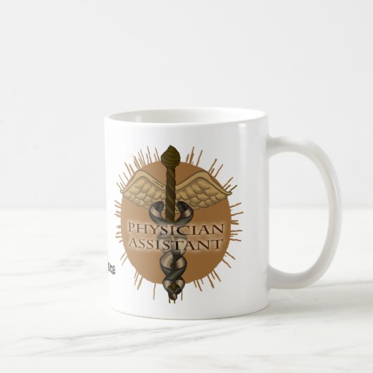 Assistenzärztin Caduceus Kaffeetasse (Rechts)