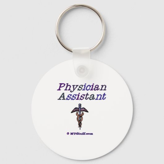 Assistenzärztin - Caduceus Schlüsselanhänger (Vorderseite)