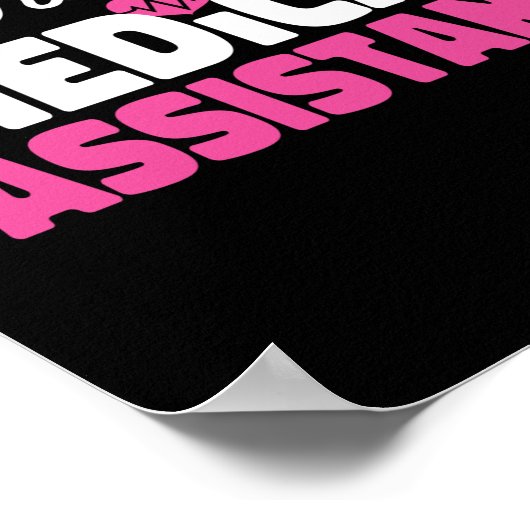 Assistenzärztin CMA Future Medical Assistant Poster (Ecke)