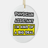Assistenzärztin .. Ich bin irgendwie ein großer De Keramik Ornament (Rechts)