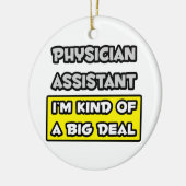 Assistenzärztin .. Ich bin irgendwie ein großer De Keramik Ornament (Links)