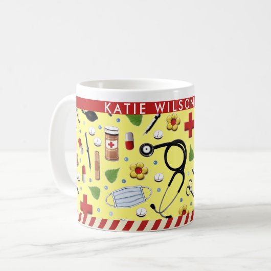 Assistenzärztin Kaffeetasse (Vorderseite Links)