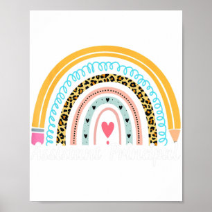 Assistenzärztin Leopard Rainbow Aufwertung W Poster