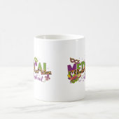 Assistenzärztin - Mardi Gras Kaffeetasse (Mittel)