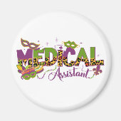 Assistenzärztin - Mardi Gras Magnet (Vorne)