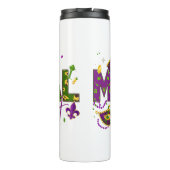 Assistenzärztin - Mardi Gras Thermosbecher (Rückseite)