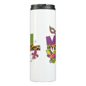 Assistenzärztin - Mardi Gras Thermosbecher (Rückseite)