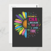 Assistenzärztin mit Zertifikat - Ihr Leben lohnt s Postkarte (Vorne/Hinten)