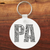 Assistenzärztin PA Schlüsselanhänger (Vorderseite)