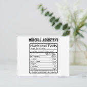 Assistenzärztin Postkarte (Stehend Vorderseite)