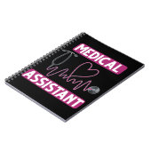 Assistenzärztin Stethoscope Nurse Notizblock (Linke Seite)