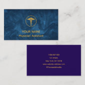 Assistenzärztin Visitenkarte (Vorne/Hinten)