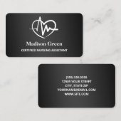 Assistenzärztin Visitenkarte (Vorne/Hinten)