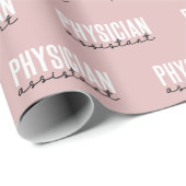 Assistenzärztlicher PA-Abschluss Geschenkpapier (Rolleneckpunkt)