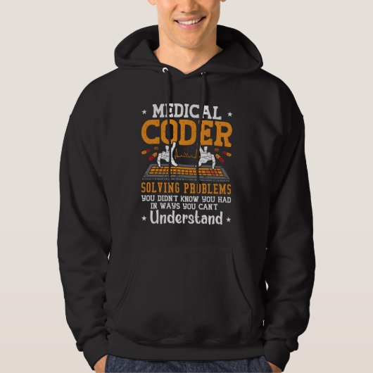 Assistenzcodierung von medizinischen Coder zur Lös Hoodie (Vorderseite)