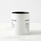 Assistenzdirektor - Personalisiertes Geschenk Tasse (Zentrum)