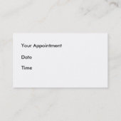 Assistenzkarten für weibliche Ärzte Terminkarte (Rückseite)