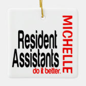 Assistenzkräfte machen es besser keramikornament (Vorderseite)