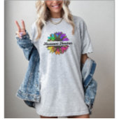 Assistenzlehrer Beruf Regenbogen Sonnenblume T-Shirt