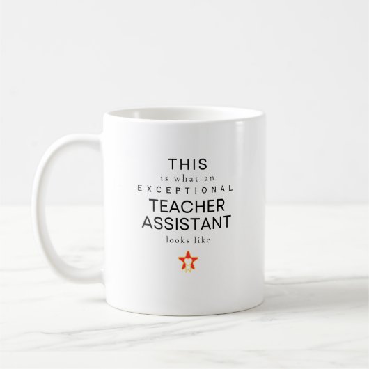 Assistenzlehrer Kaffeetasse (Links)