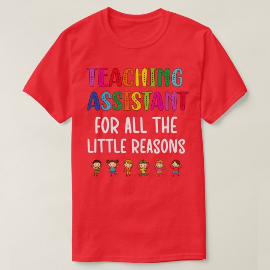 Assistenzlehrer Lehrbeauftragter Unterrichtsassist T-Shirt (Design vorne)