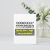 Assistenzprinzips ... Klüger Postkarte (Stehend Vorderseite)