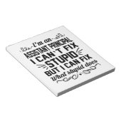 Assistenzprinzips Notepad Funny Birthday Geschenke Notizblock (angewinkelt)