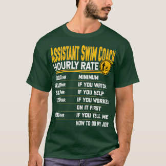 Assistenzschwimmwagen Stundenpreis Schwimmer T-Shirt
