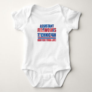 Assistenztechniker am 4. Juli Baby Strampler