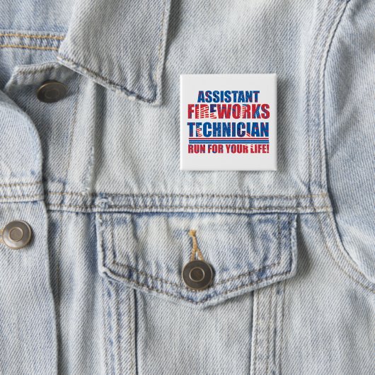 Assistenztechniker am 4. Juli Button (Beispiel)