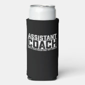 Assistenztrainer wie ein Head Coach nur sehr viel Selters Dosenkühler (Seltzer Vorderseite)