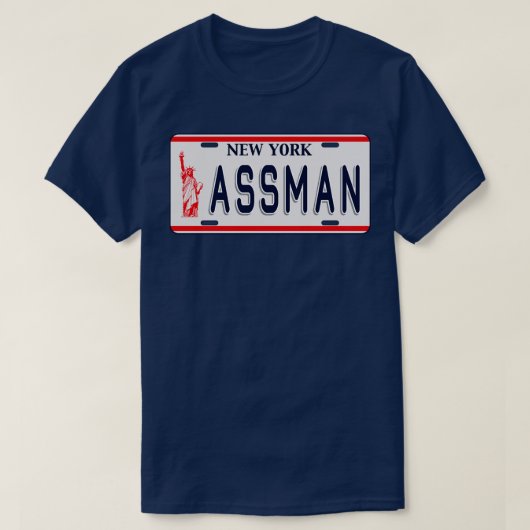 Assman License Plate T-Shirt (Design vorne)