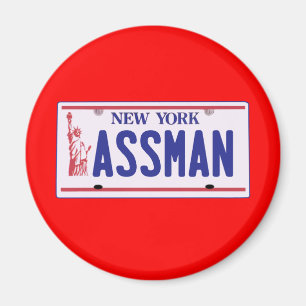 Assman New York Kfz-Kennzeichen-Produkte Magnet