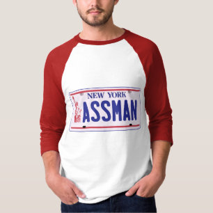 Assman New York Kfz-Kennzeichen-Produkte T-Shirt