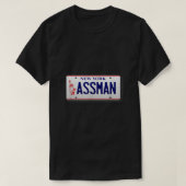 Assman New York License Plate Funny1953 T-Shirt (Design vorne)
