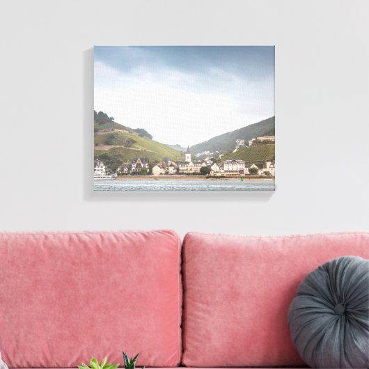 Assmannshausen am Rhein Leinwanddruck (Insitu (Wohnzimmer))