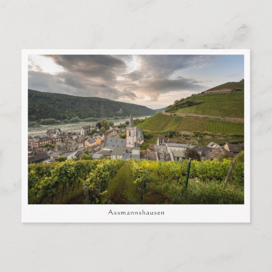 Assmannshausen Deutschland Postkarte (Vorderseite)