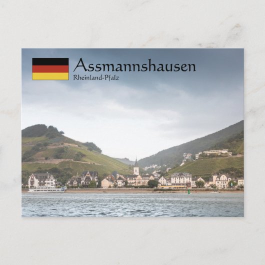 Assmannshausen Deutschland Postkarte (Vorderseite)